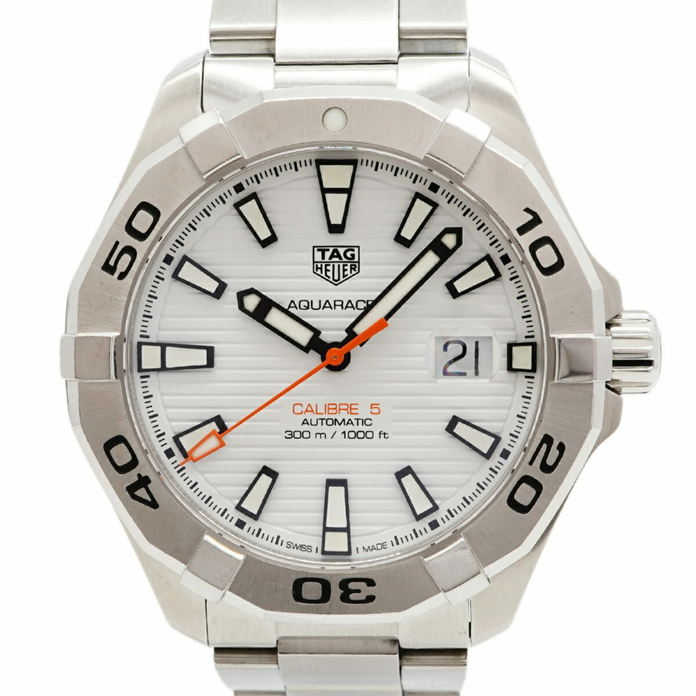 TAG Heuer Aquaracer Calibre 5 Way2013 White Dial Men's Watch